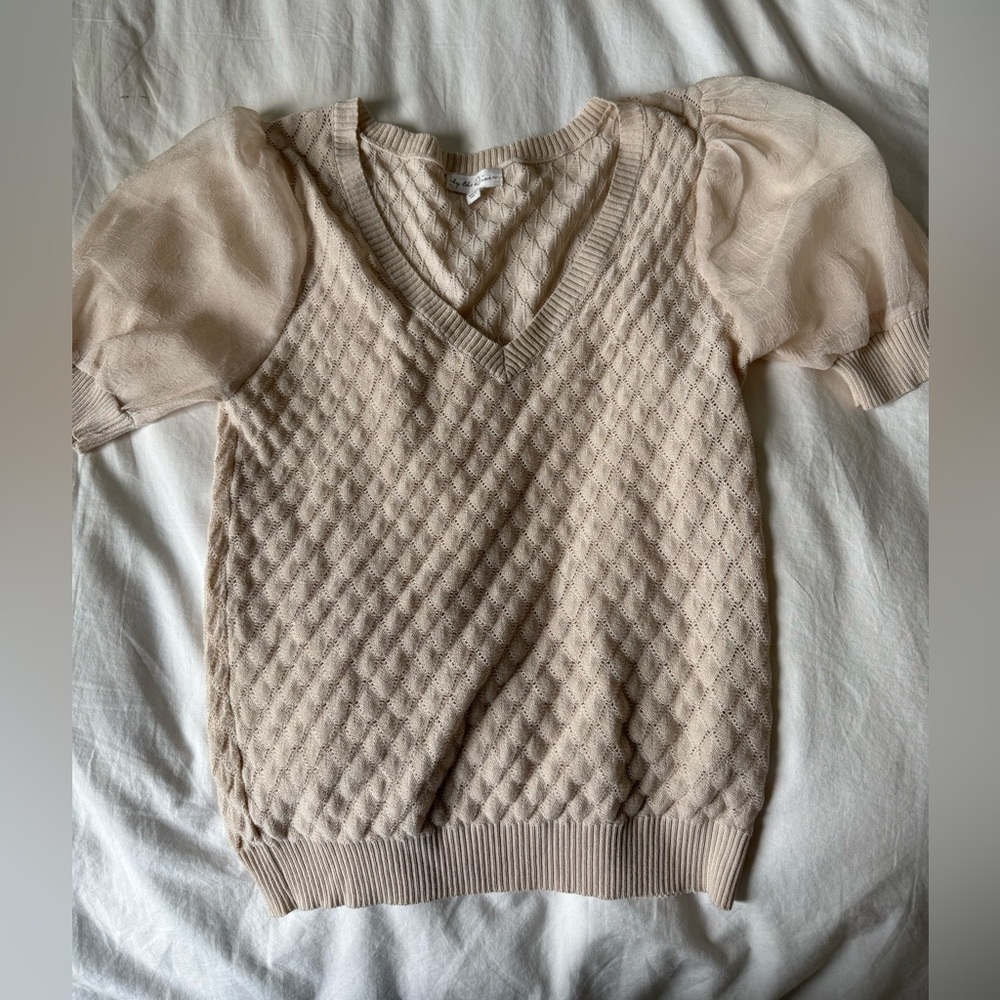 By the River Puff Sleeve Blouse